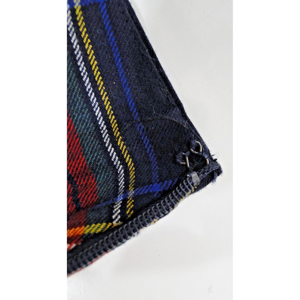 NWT Vintage Red/Black/Green/Blue/Yellow/White Talbots Petite Plaid Skirt Size 16 - Picture 8 of 9